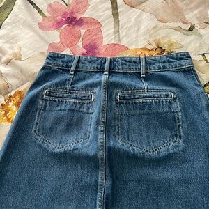 Gap Midi Denim Skirt